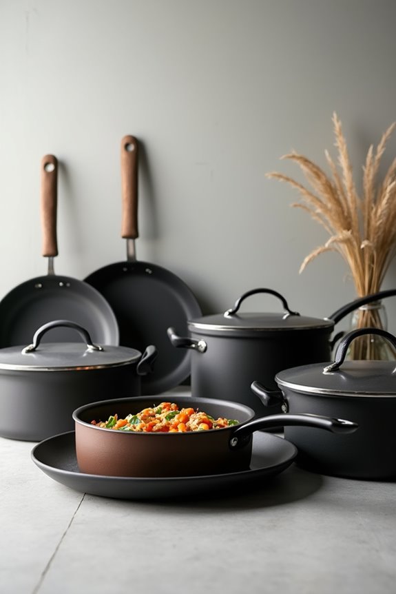 choosing pot and pan