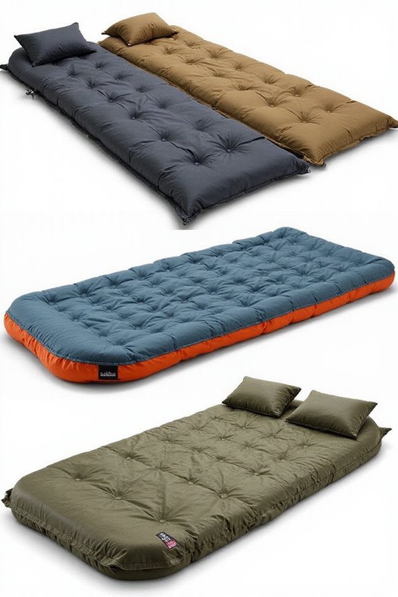 comfortable double sleeping pads