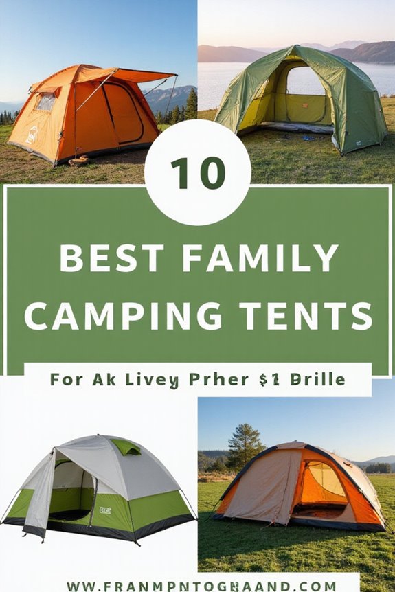comfortable family camping tents