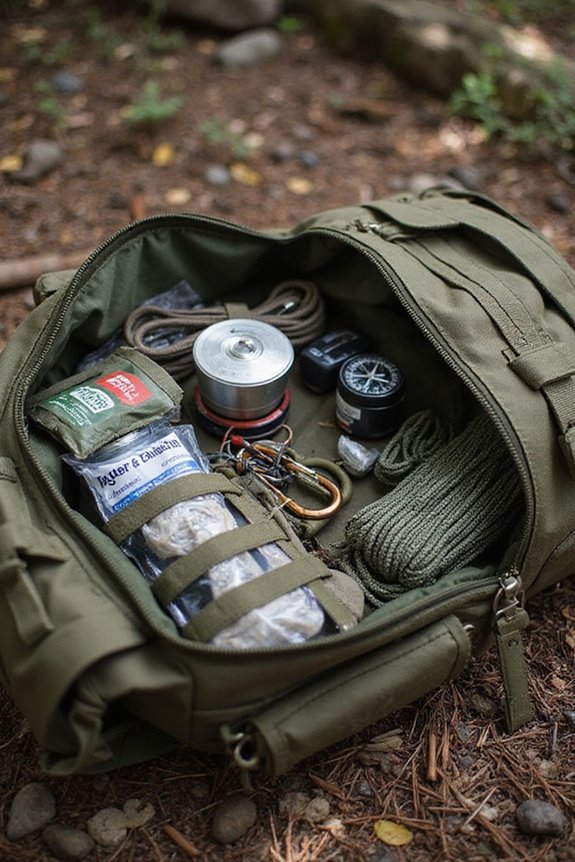 compact organized emergency essentials