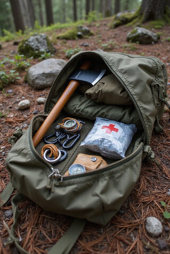 durable well maintained camping axe