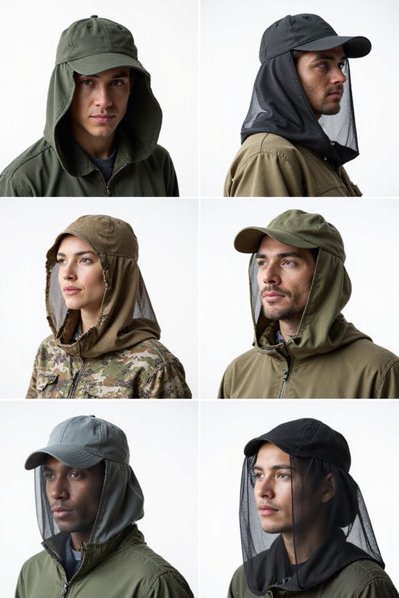 effective mosquito head protection