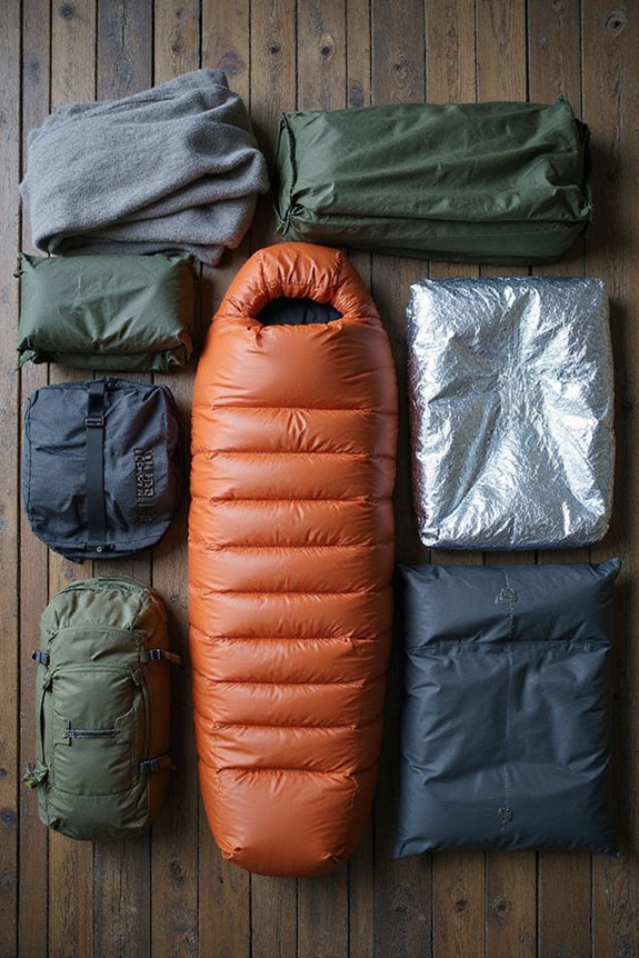 insulate cold sleeping systems