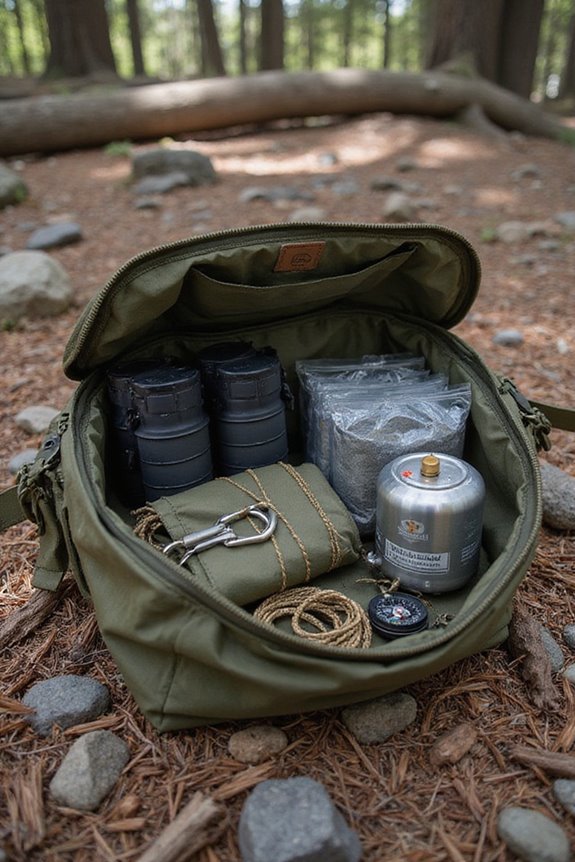 organize gear minimize weight