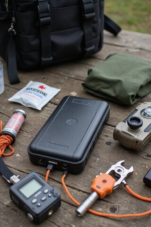 portable battery charging case