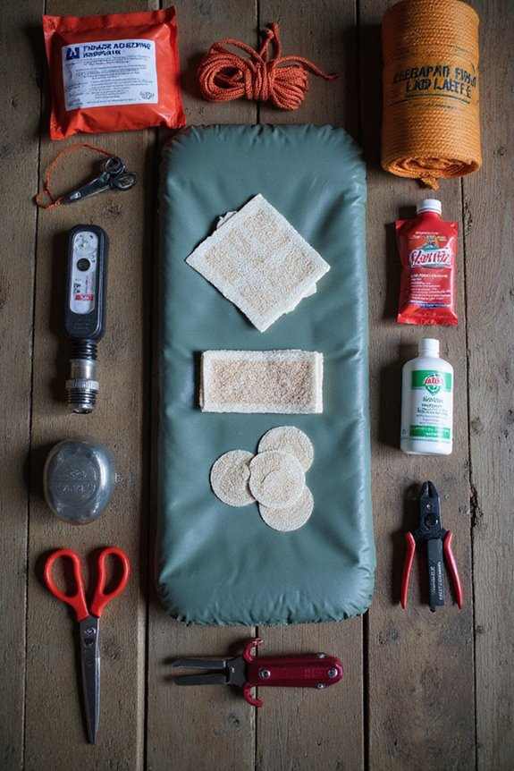 repair a sleeping pad