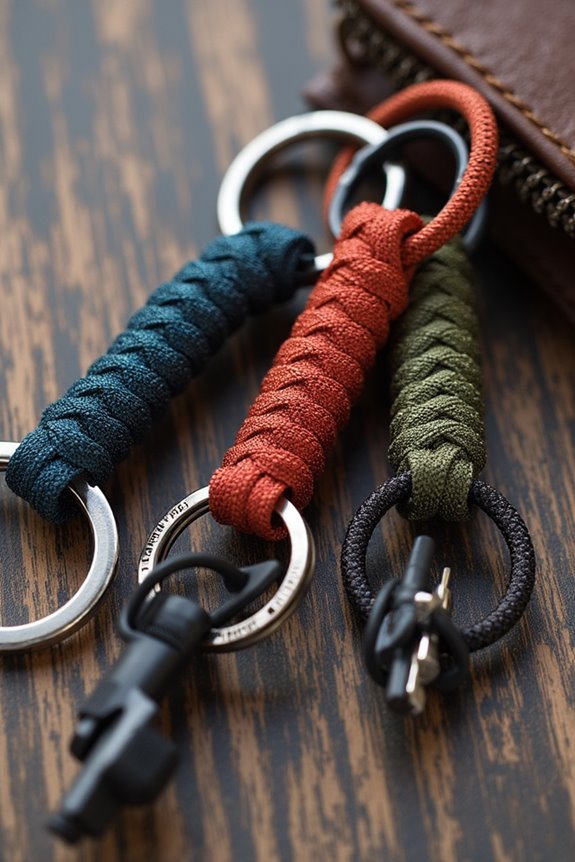 stylish paracord keychain essentials