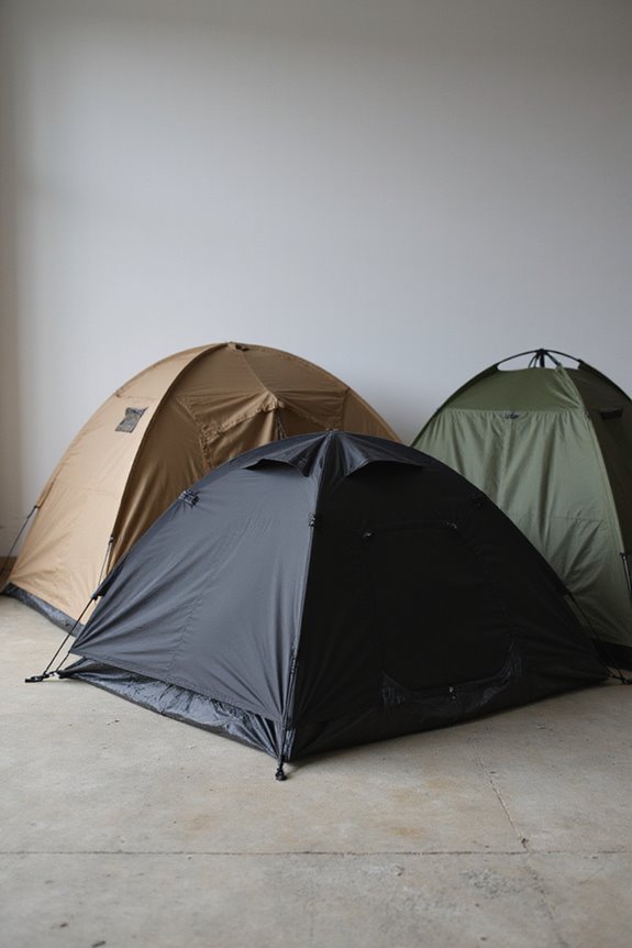 survival tent selection factors
