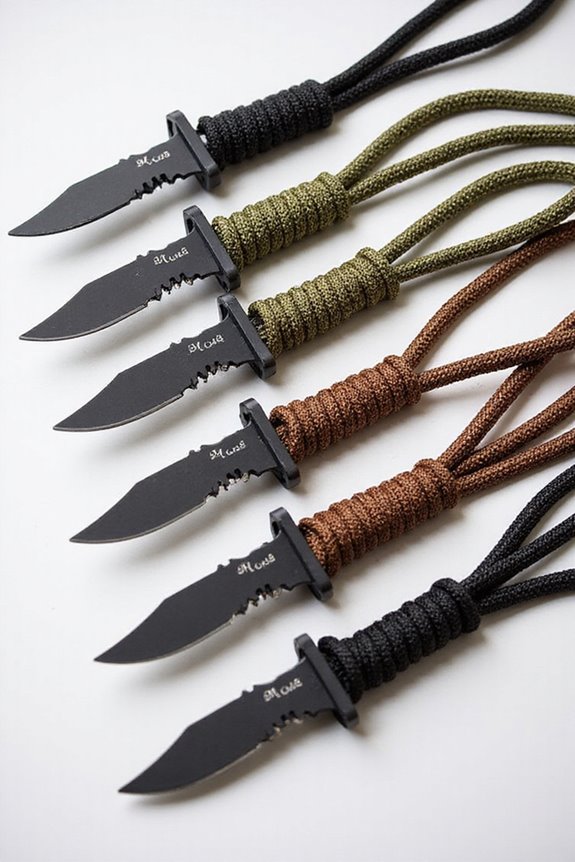 top paracord knife lanyards